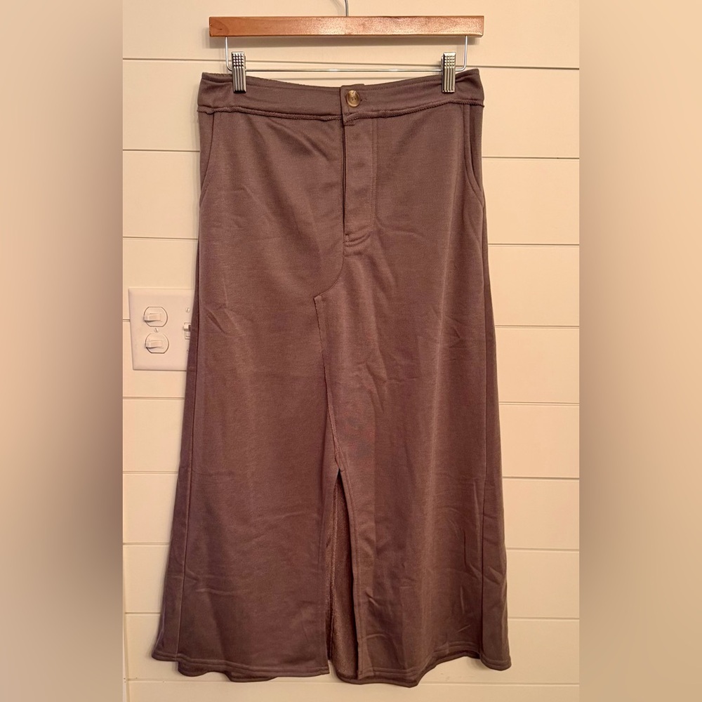 Wishlist Grey Midi Skirt
